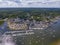 Scituate Harbor aerial view, MA, USA