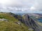 On Scoat Fell, Steeple to the right, Ennerdale valley below right