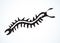 Scolopendra. Vector drawing icon sign
