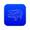 Scolosaurus icon blue vector
