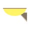 Sconce retro home decor illustration vector. Wall light interior design flat icon