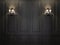 Sconces on wall
