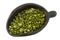 Scoop of green split peas