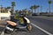 Scooter at the Beach Road - A1A