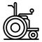 Scooter chair icon outline vector. Electric mobility