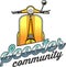 Scooter community symbol