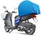 Scooter for delivery goods