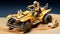 Scooter Miniature: 1:28mm Heroic Scale Dune-buggy By Grimpkin Engineering