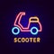 Scooter Neon Label