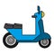 scooter vespa transport vehicle image