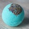 Scope bath. Cosmetic bomb. Meant for relaxation and body care