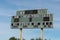 Scoreboard and sky