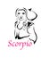 The scorpio woman