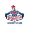 Scorpion hockey club logo.