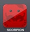 Scorpion zodiac icon