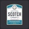 Scotch whisky label template