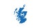 Scotland outline map country shape state borders national symbol flag