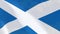 Scotland realistic flag animation.