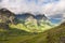 Scotland-Three Sister Mountain range in Glencoe