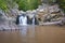 Scott`s Run waterfall in early autumn.Fairfax County.Virginia.USA