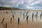 Scottish beach at low tide