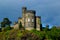 Scottish castle in storm, Edinburgh