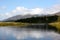 Scottish Highlands, lake and mountains.