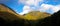 Scottish Highlands Panorama including top peak Ben Nevis