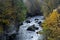 Scottish Highlands river in autumn
