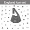Scottish kilt icon. England icons universal set for web and mobile