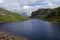 Scottish lake (loch) in mountain scenery