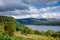 Scottish landscape with Loch Riddon on Cowal peninsula Argyll an