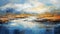 Scottish Landscapes: Majestic Water, Mountains, And Sky Painting