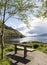 Scottish Loch with bench