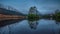 Scottish Lochan on a cold winter morning