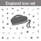 Scottish national hat icon. England icons universal set for web and mobile