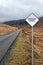 Scottish passing place signpost