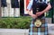 Scottish Piper on the Bagpipes