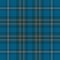 Scottish plaid blue and orange seamless checkered vector pattern