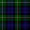 Scottish plaid in green, black, blue
