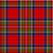 Scottish plaid. Royal Stewart tartan