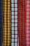 Scottish tartan fabric tapes pattern background