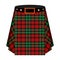 Scottish tartan kilt.The men s skirt for the Scots.Scotland single icon in cartoon style vector symbol stock