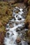 Scottish waterfall Water cascading over rocks