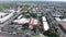 Scottsdale, Arizona, USA - aerial flyover shot on a bright and sunny day