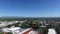 Scottsdale, Arizona, USA - rising aerial shot on a clear day with a blue sky