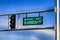 Scottsdale Road overhead sign in Scottsdale AZtraffic lights