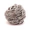 scouring ball made of metal spirals  isolated