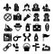 Scout black solid icons