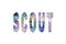 Scout Word, Banner, Poster and Sticker